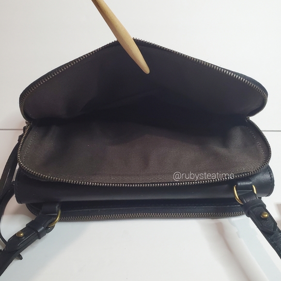 🎉MADEWELL Limited Edition Twin Cross Body Bag,Calf Hair with Leopard Print, NEW - Picture 15 of 16